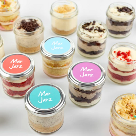 Personalized Cake Jars