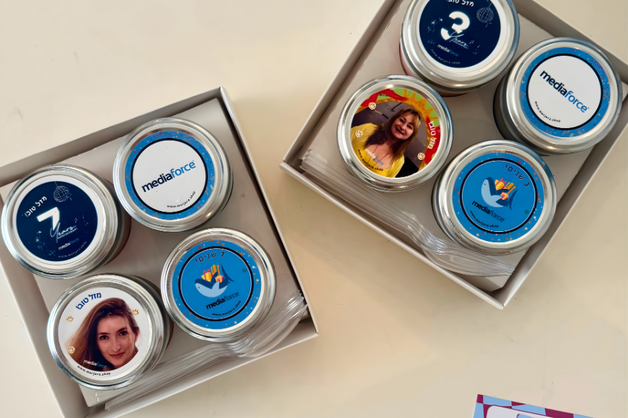 Custom Branded Cake Jars